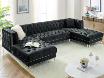 Sectional (#2069) – Black